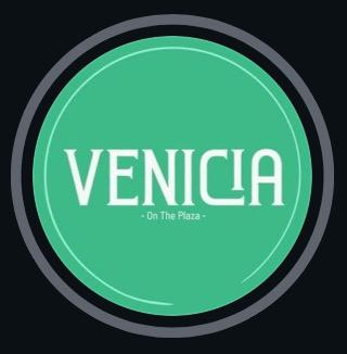 The logo for Venicia On the Plaza